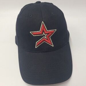 Houston Astros Hat Adjustable BWM Global Black Red MLB Baseball Logo‎ SGA Men